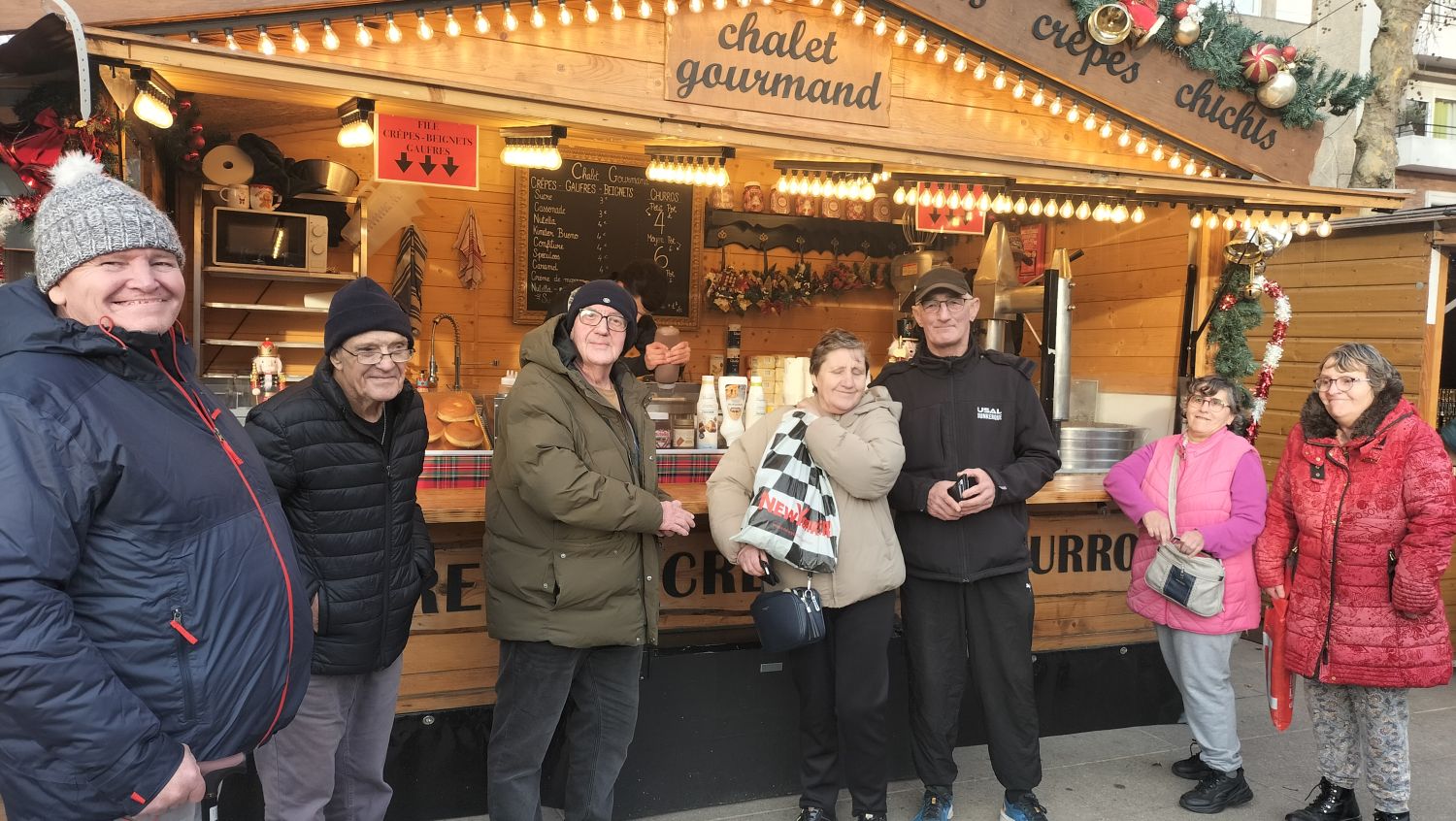Sortie au château du père Noël et mâche de noel 